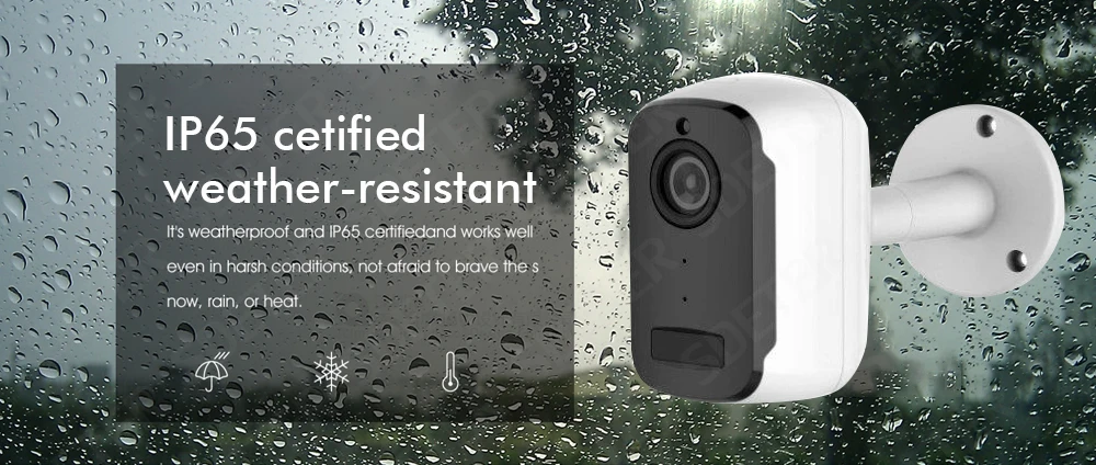 SDETER 1080P перезаряжаемая батарея CCTV Wifi камера IP наружная IP65 Всепогодная внутренняя камера безопасности PIR сигнализация движения Аудио