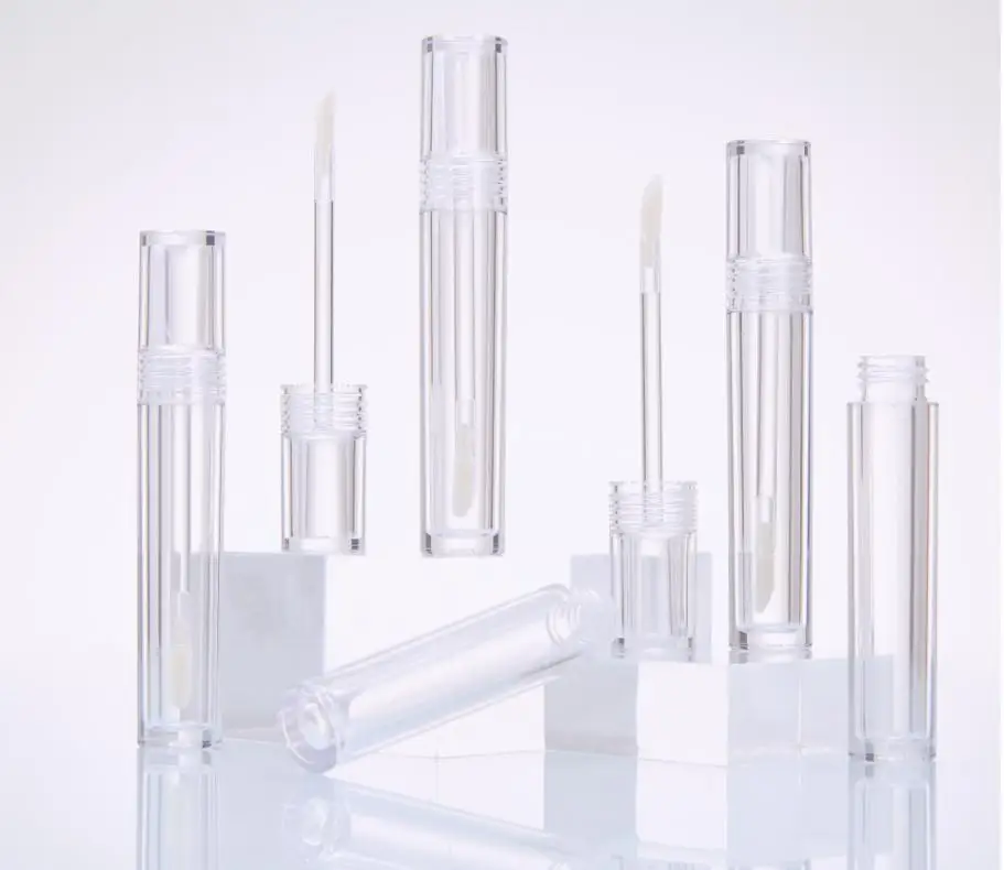 10 100 шт 5 мл пустая трубка блеск для губ сделай сам круглая портативная жидкая