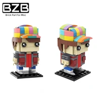 bzb moc back to the beautiful future 35791 characters martin building block doll model decoration kids boys diy toys best gifts