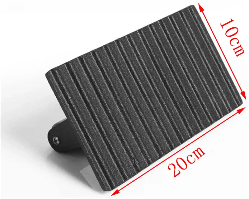 Круглый Большой инструмент для барбекю чугунная деревянная ручка тарелка стейка