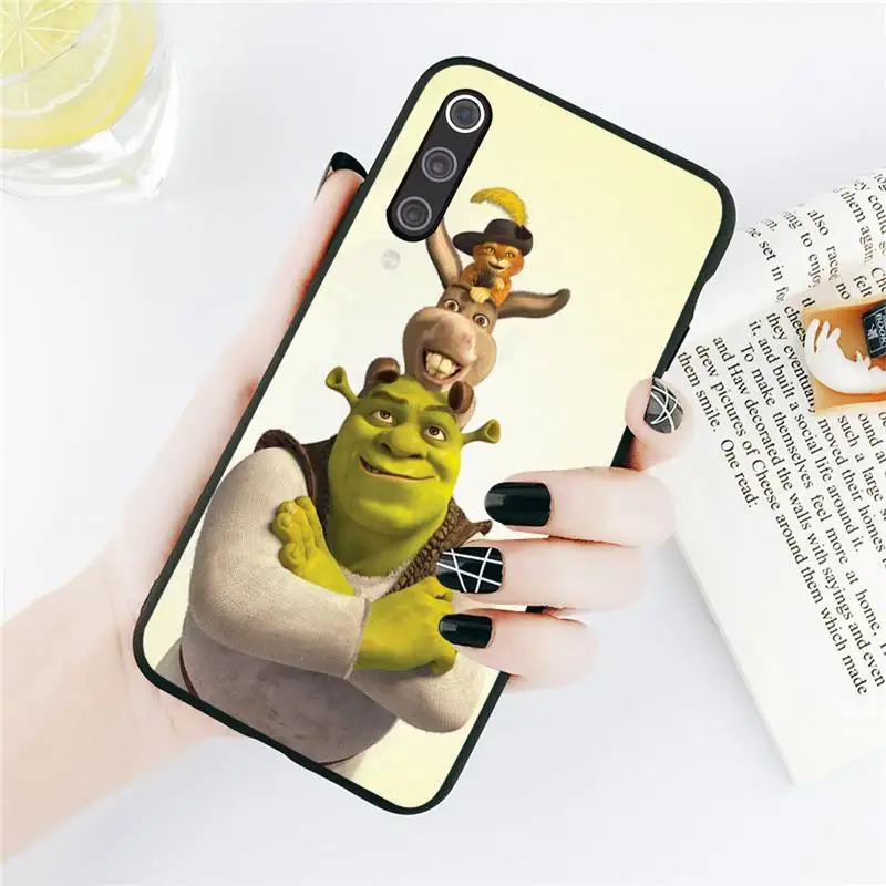 

Shrek cartoon TV series Phone Case For Xiaomi Redmi note 7 8 9 t k30 max3 9 s 10 pro lite Luxury brand shell funda coque