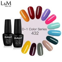ibdgel summer color uv nail gel pretty 432 color top coat gel varnish soak off nail art gel nail polish manicure free shipping