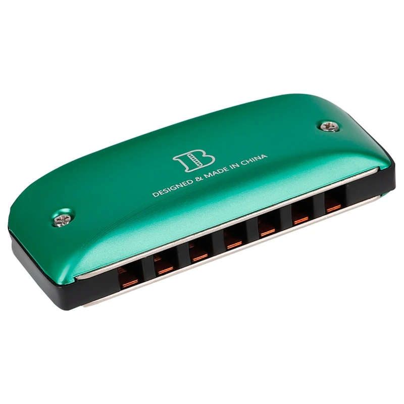 

Blues Harmonica 7 Holes A-Key Beginner Diatonic Harmonica for Kids with Lanyard