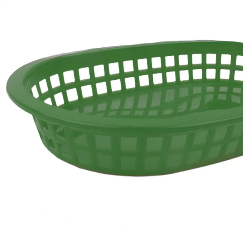 1 шт./12 шт. корзина для еды овальной формы посуда пластиковые тарелки хранения