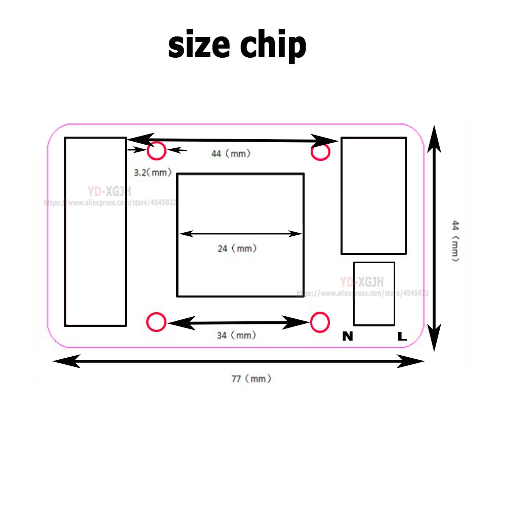 Лампа полного спектра для прожекторов 220 В переменного тока 20 Вт 30 50 теплый белый