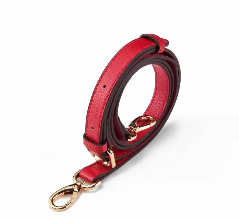 1.8CM red 1,2/1,8 см ширина из натуральной кожи подгоняемый Замена крестообразные ремни сумка Аксессуары Золотая Серебряная фурнитура крест узор - Цвет: 1.8CM red