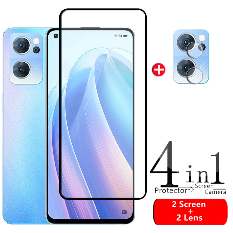 

Full Cover Glass For OPPO Reno 7 5G Glass For Reno 7 5G Tempered Glass Protective 9H Screen Protector For Reno 7 5G Lens Glass