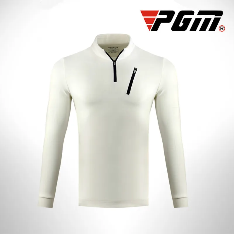 Новинка! Мужская теплая куртка PGM футболка с длинными рукавами и воротником на