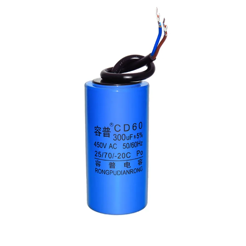 

Пусковой конденсатор CD60 450 в 75 мкФ/100/250/300 мкФ 350 в