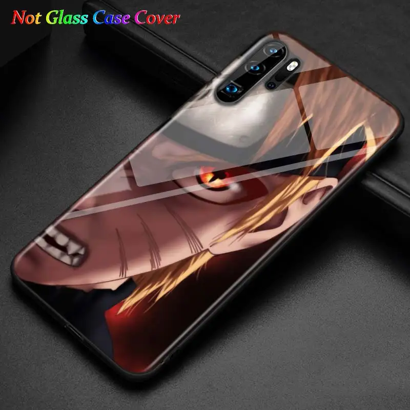 Наруто Мода для huawei P Smart Z Plus P30 P20 Pro P10 P9 P8 Lite Plus супер яркий черный чехол для телефона - Цвет: Style 12