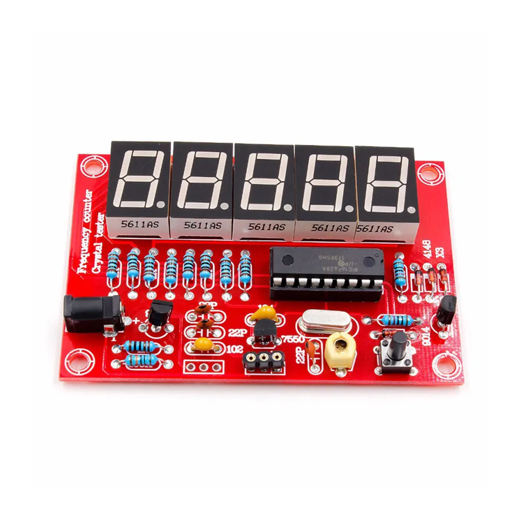 1Hz-50MHz Crystal Oscillator Frequency Counter Tester DIY Kit 5 Digits High Precision LED Digital Meter Module | Инструменты