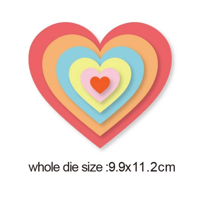 

Металлические штампы для вырезания форма для вырезания 112*99 мм рамка в форме сердца для скрапбукинга бумаги рукоделия ножа форма лезвие Дыр...