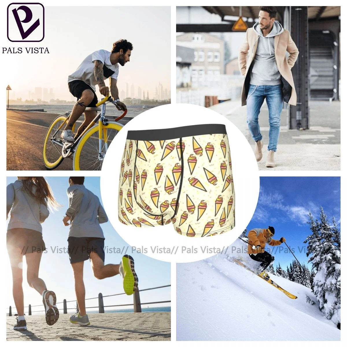 

Buttery Underwear Teen Printed Plain Trunk Pouch Trenky Polyester Boxer Brief