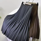 Женская юбка-макси BeeHouse, белая плиссированная юбка, длинная юбка