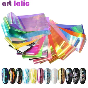 Переводные лазерные наклейки для ногтей 