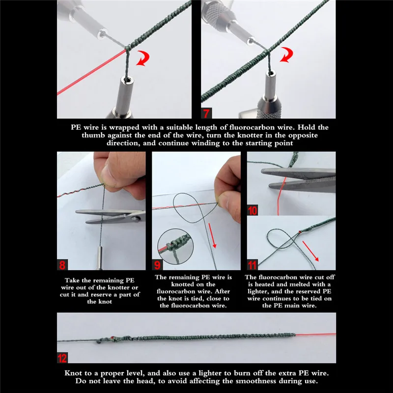 Рыболовная леска бубин FG GT RP инструмент для завинчивания проволоки соединитель
