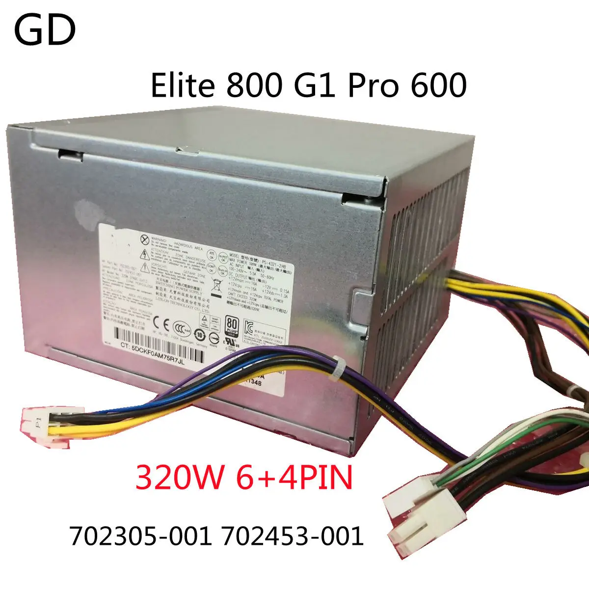 GD оригинал для Elite 800 G1 Pro 600 башня пк 320 вт источник питания 702305-001 702453-001 702306-001