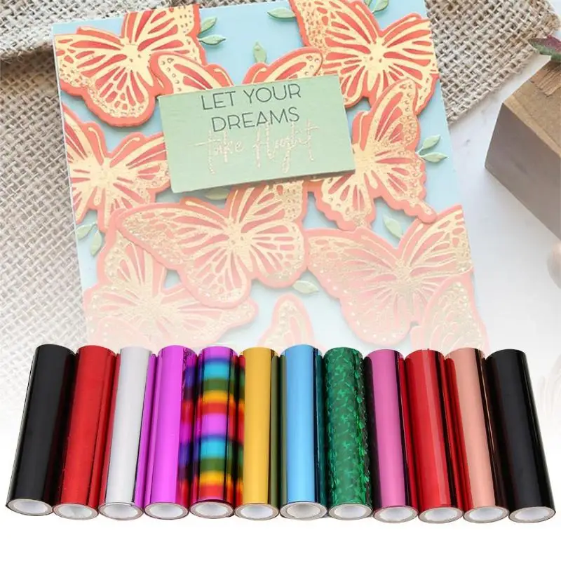 5 м фольга с тепловой активацией печатная бумага голографическая рукоделие