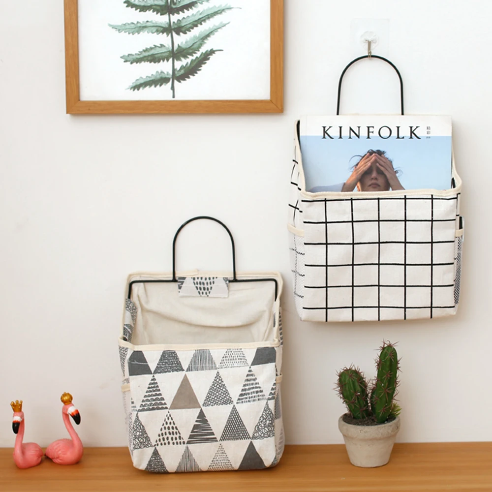 Настенный держатель для подвесного хранения Домашний Органайзер карманный