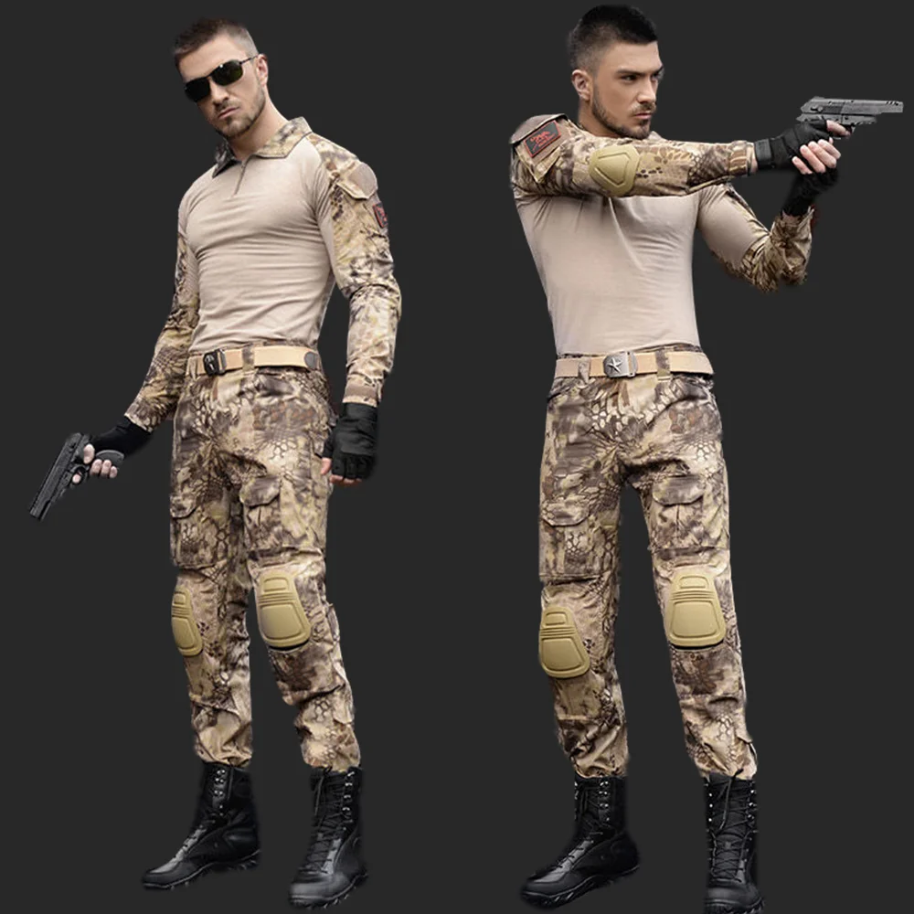 

Униформа Kryptek Mango BDU G3, рубашка и брюки для страйкбола, Боевая Тактическая Военная Униформа с наколенниками, одежда для охоты