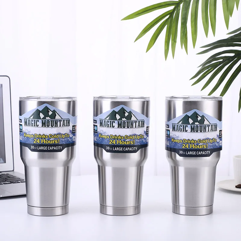 

30oz Stainless Steel Mug Insulated Tumbler Double Wall Vacuum Car Ice Cup Travel Outdoor Ice Drink Beer Water Tea Coffee Mugs