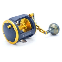 1pc 6bb1rb right hand drum bait casting reel strong drag force sea fishing reel large line capacity trolling reel fishing tool