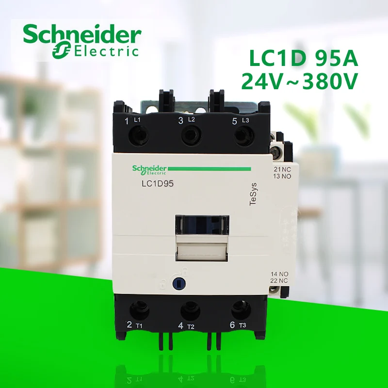 

Original export 3P AC contactor 95A 24V 36V 48V 110V 220V 380V 50 / 60Hz one open one closed LC1D95B7C/CC7C/F7C/E7C/M7C/Q7C