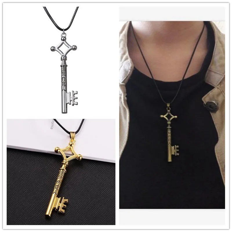 Ожерелье атака на Титанов ожерелья Эрена ключа кулон шэнги неохиня модное