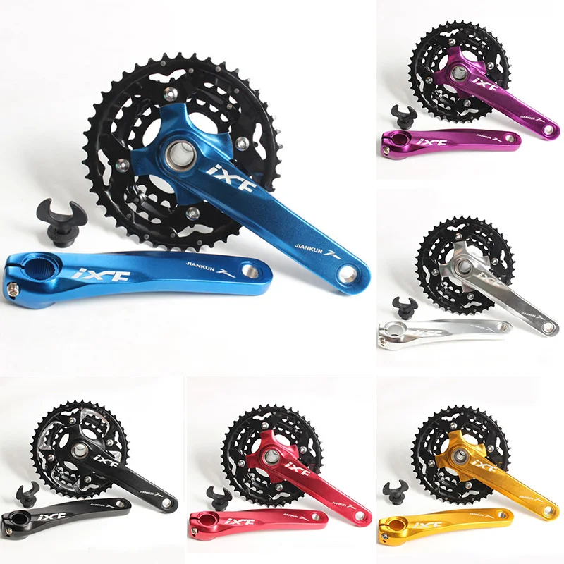 

6.7in Ixf Mountain Bike Bicycle Hollow Crank Set Crankset Cover Kit Variable 10 Speed 42-32-24t Mtb Bicycle Part Accessories