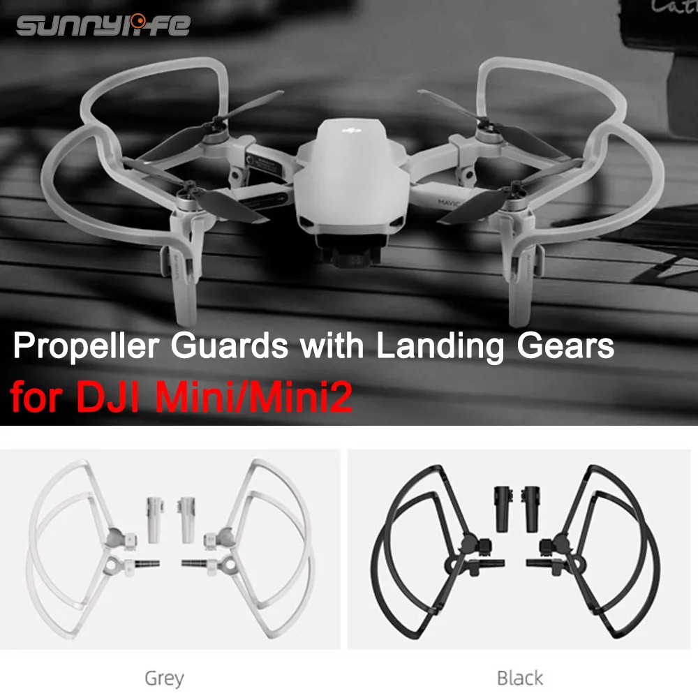Защита для пропеллера Sunnylife Mini 2 с посадочным шасси защитные кольца Mavic Mini/Mini2