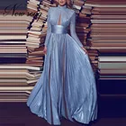 Женское вечернее платье Aibye Couture, голубое платье Дубая для выпускного вечера, турецвечерние, Средний Восток, 2020