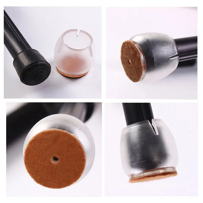 Силиконовые протекторы для ног на стуле 16 шт./компл. накладки мебельные покрытия