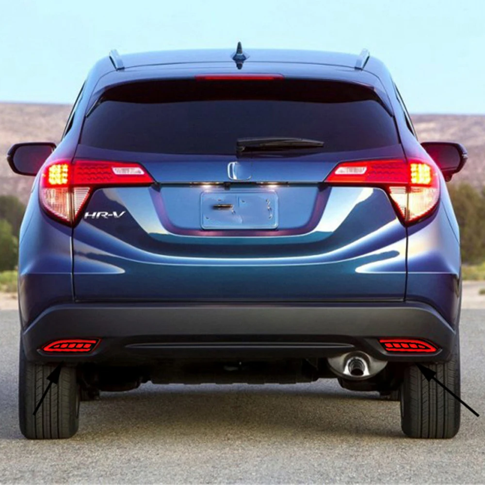 2 шт. светодиодный задний светильник s для Honda HR V вариабельности сердечного ритма