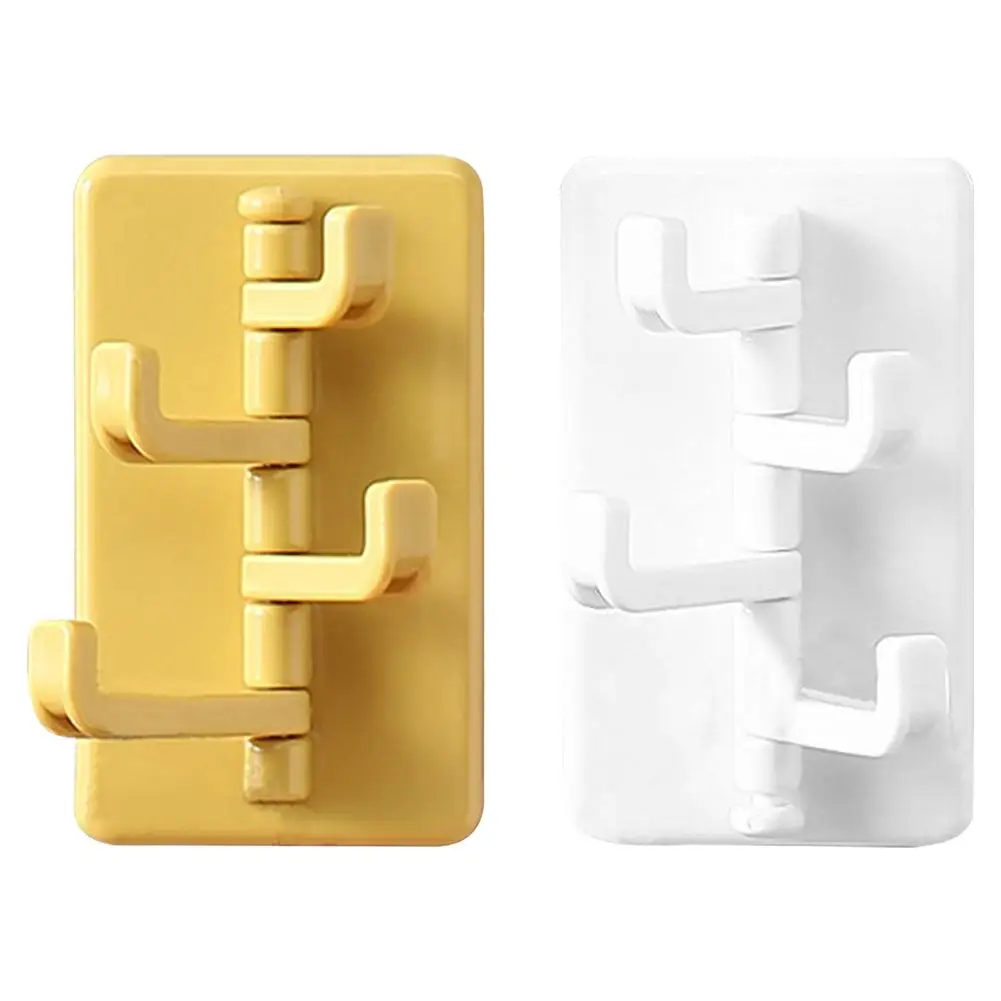 

Крючки на клейкой основе, бытовой мощный дырокол, складной вращающийся многофункциональный крючок для детской крыльца