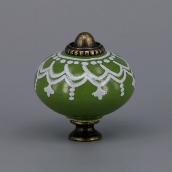 1 шт. ручки для кухонного шкафа расписанные вручную керамические антикварные