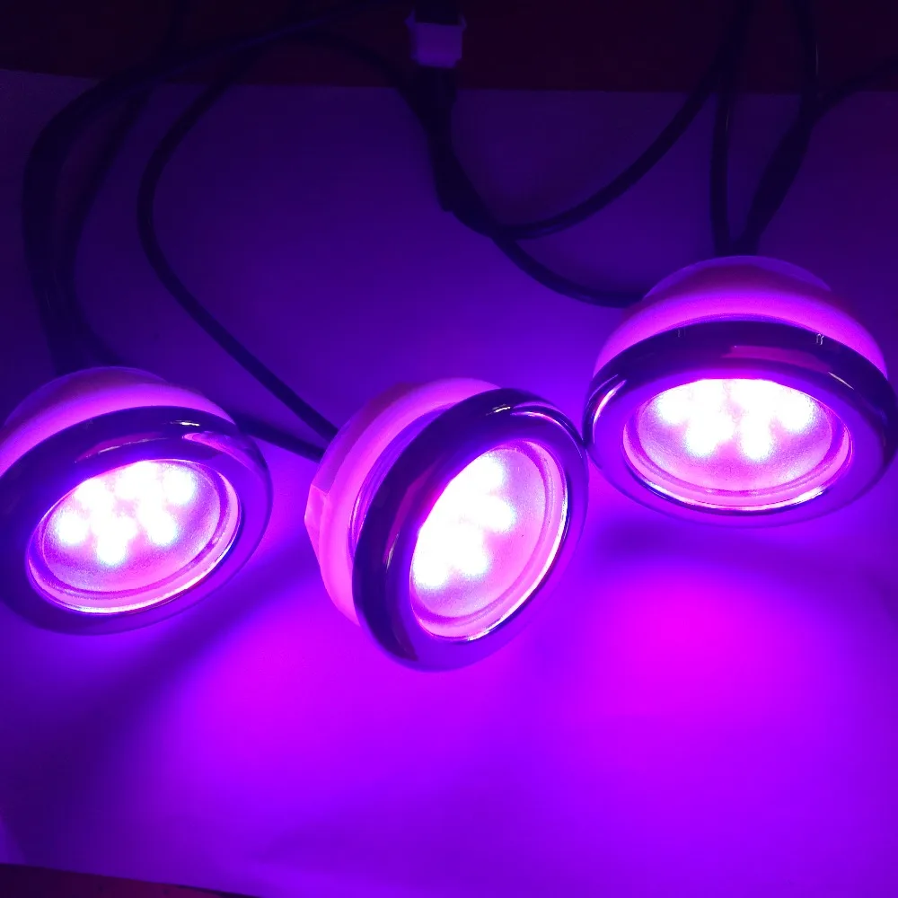 

2pcs waterproof RGB underwater led spa lights led hot tub lamp / jacuzzi whirlpool bathtub led lights with 1pc light controller