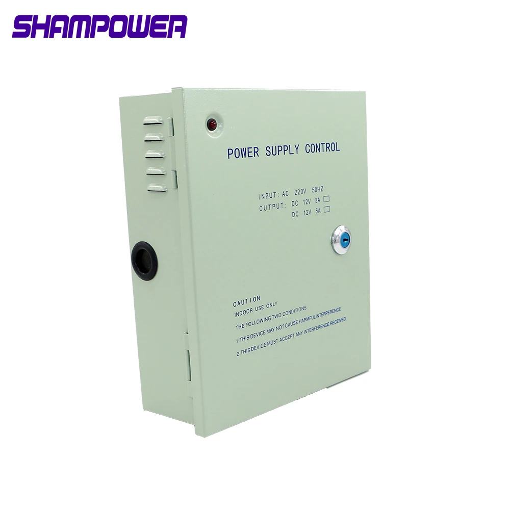 UPS-12V3A DC12V 3A 5A 10A 20A источник питания с контролем доступа коробка 12 В UPS батарея поддержка для всех видов Электрический дверной замок с задержкой времени - Цвет: UPS-12V3A