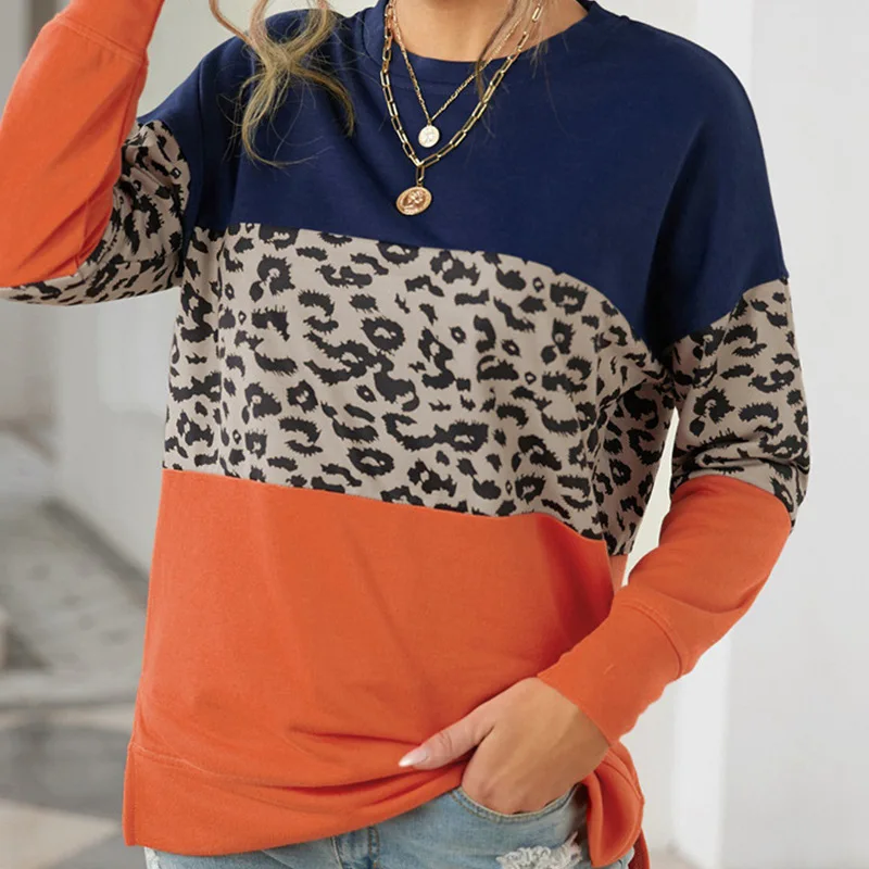 

Leopard Print Sweatshirt Women Harajuku Printing Oversized Hoodie Winter Tops for Women 2020 Fall Winter Clothes Plus Size
