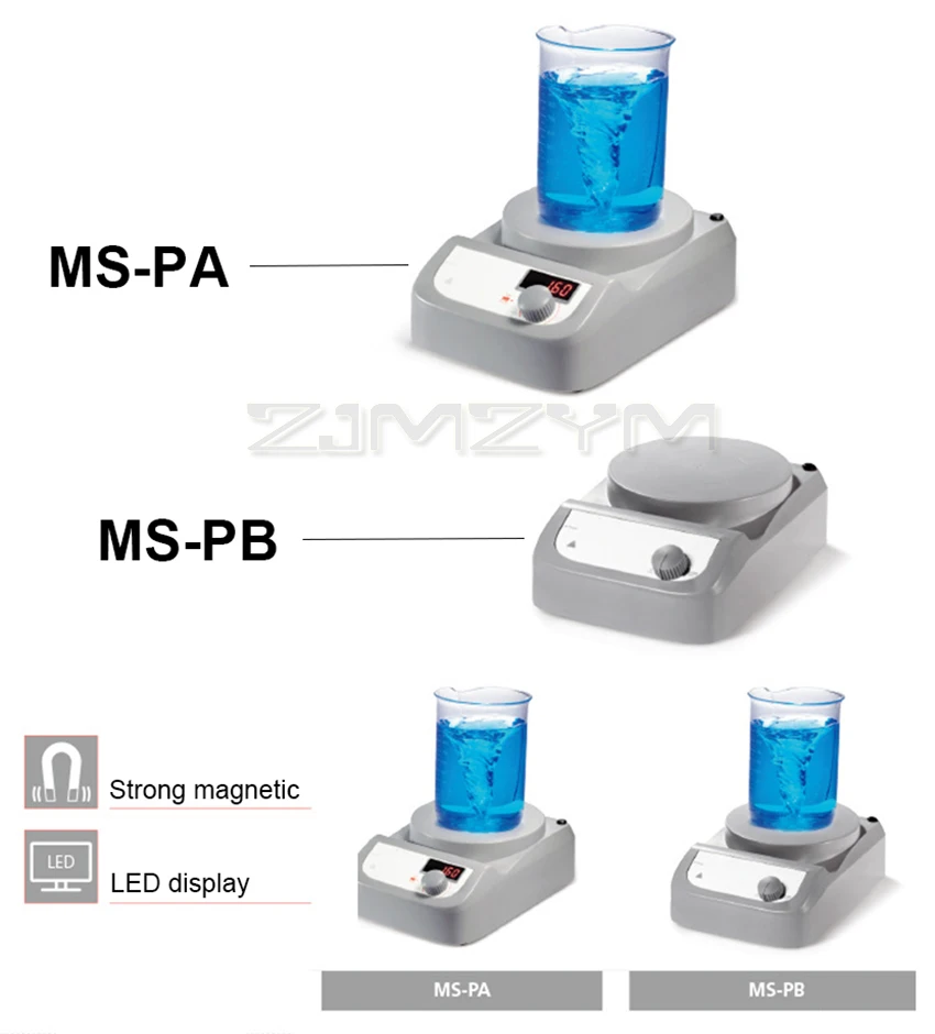 Digital Magnetic Stirrer Portable Lab Heating Mixer for Stirring laboratory Hotplate 110-240V Speed 0-1500rpm | Инструменты