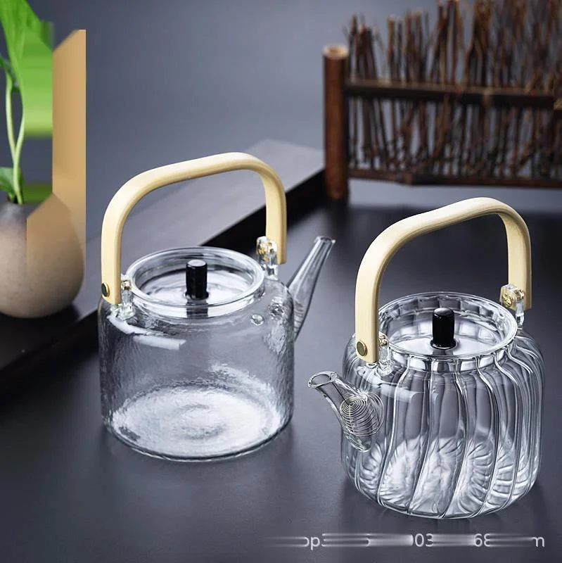 

Hand made glass beam pot, kettle, thickened tea cooker, tea maker tea pot glass teapot