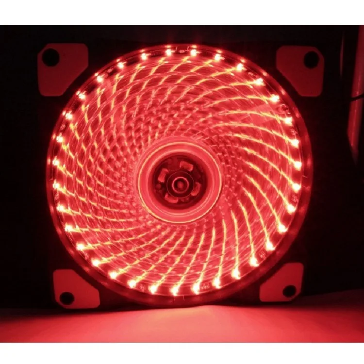 120 мм Ультра тихий PC compute светодиодный вентилятор охлаждения Радиатор 12 см 12VDC 3P IDE