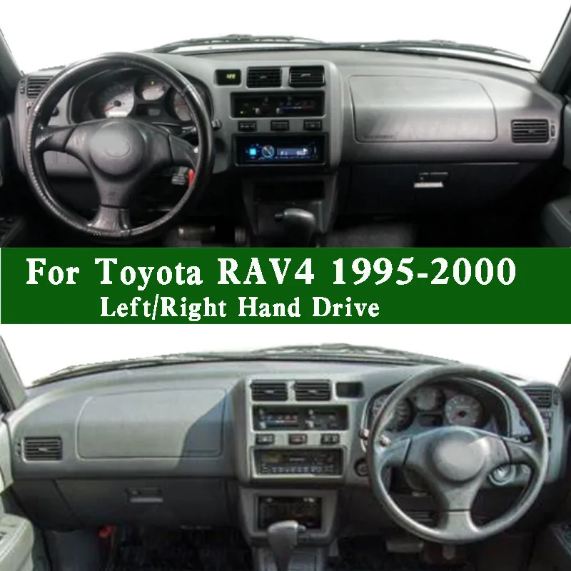 

For Toyota RAV4 4WD 1995-2000 A1 A11 A10 MK1 Dashmat Dashboard Cover Instrument Panel Sunscreen Protective Pad Dash Mat Carpet