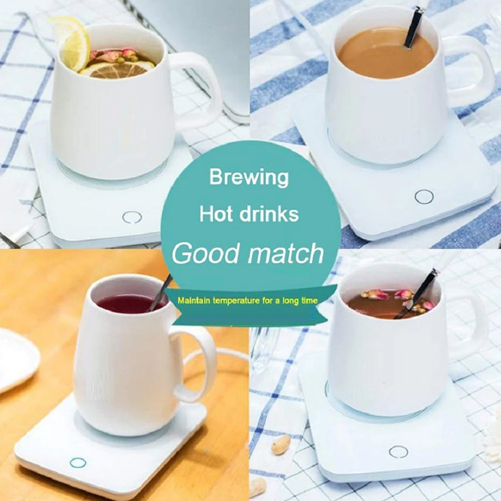 Офисный нескользящий нагреватель с USB чашкой для кофе молока чая напитков