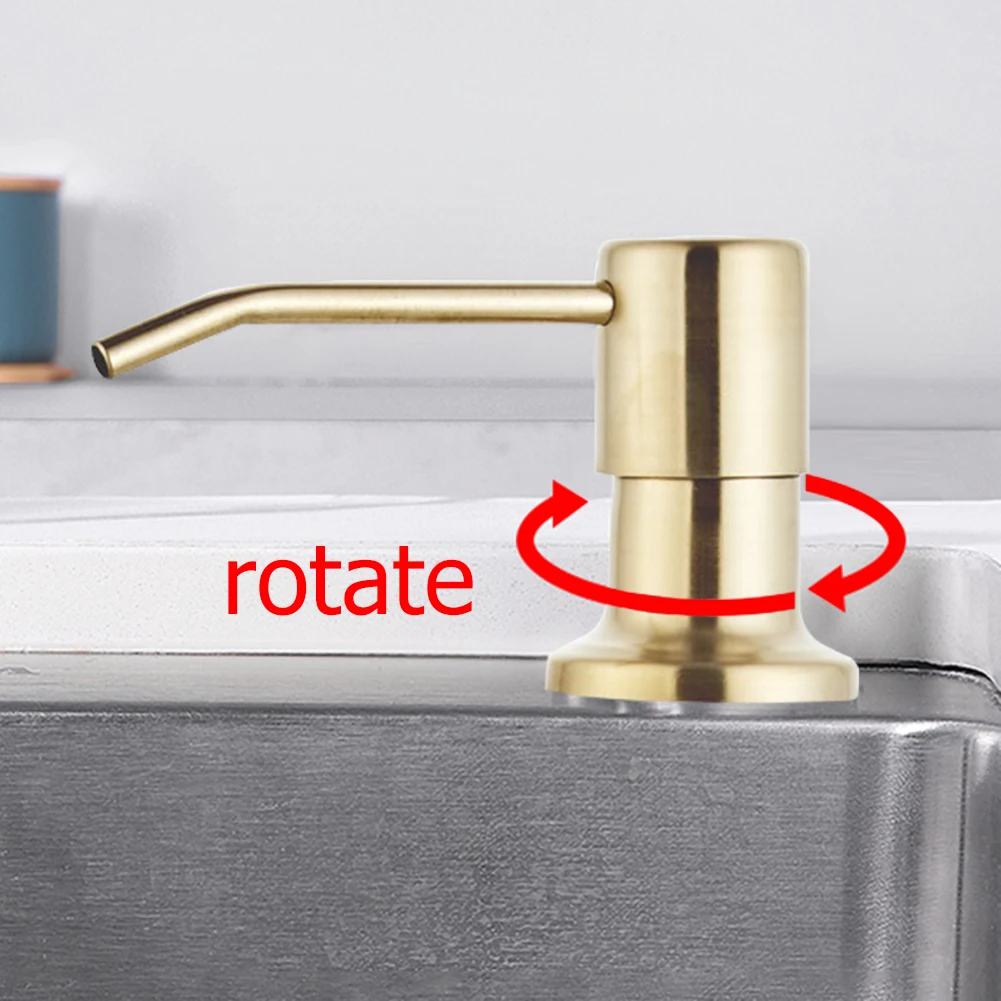 

304 Stainless Steel Soap Dispenser Extension Tube Kit Bottle Replacement Lotion Pump Head Tube for Bathroom Kitchen Sink