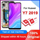 100% тестирование 6,26 ''запасная часть для замены процессора изображений ЖК для Huawei Y7 2019 DUB-LX3 DUB-L23 DUB-LX1, ЖК-дисплей, сенсорный экран, дигитайзер, для сборки