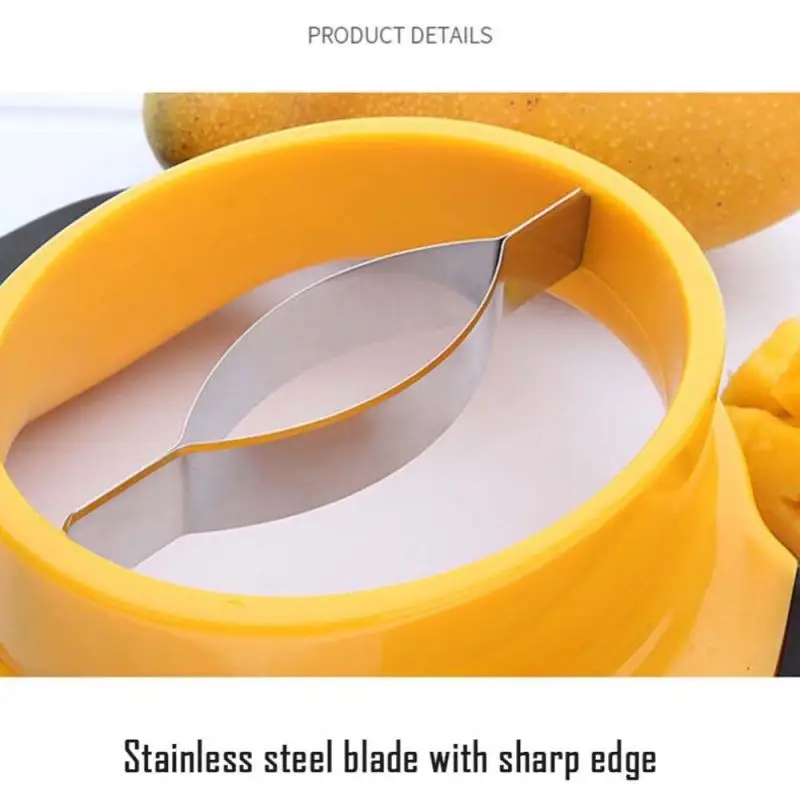 Нож для манго нержавеющая сталь нож резки Резиновые Нескользящие ручки чистки |