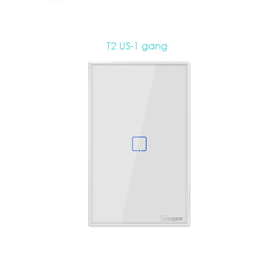Умный настенный светильник Itead Sonoff T2 US 1/2/3 gang переключатель с гранью