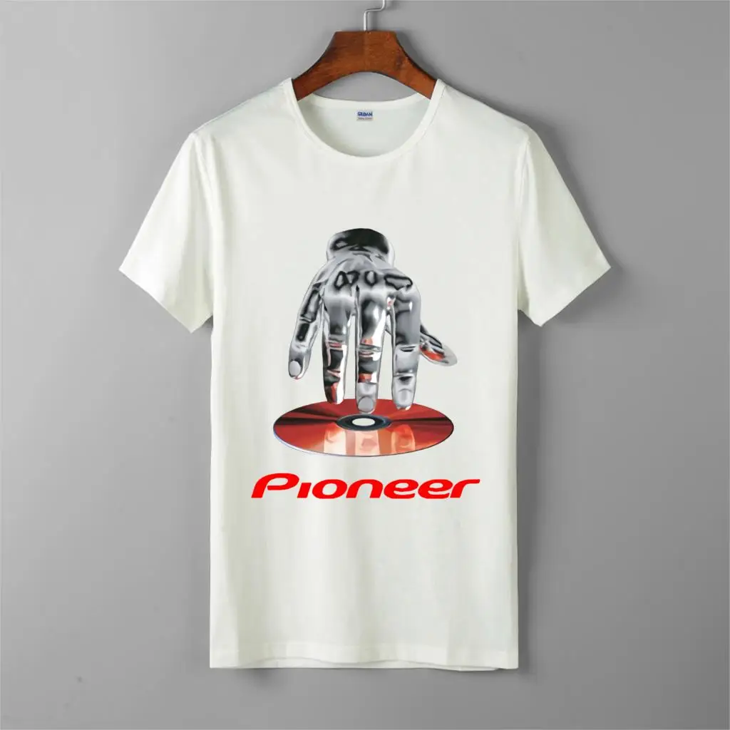 Baijoe 2019 dj Стиль pioneer pro Футболка Мужская Новая мода o-образный вырез хлопок короткий