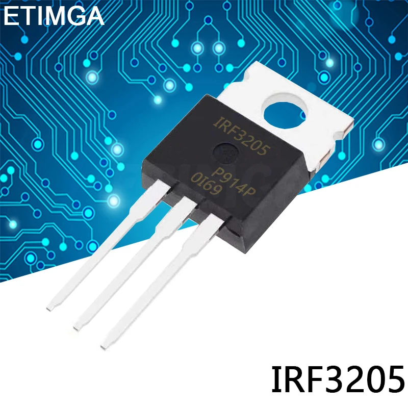 100 шт./лот IRF3205PBF TO220 IRF3205 TO 220 HEXFET Power MOSFET Новый и оригинальный IC Бесплатная
