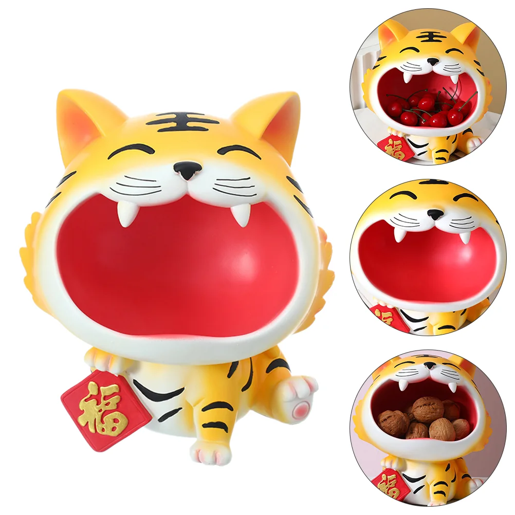 

1 Pc Storage Container Decorative Tigers Mascot Decor Tigers Storage Holder